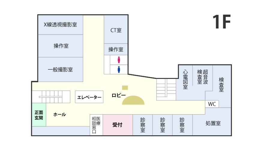 1階フロアマップ図