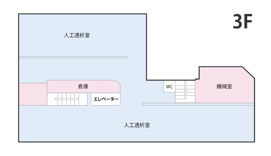 3階フロアマップ図